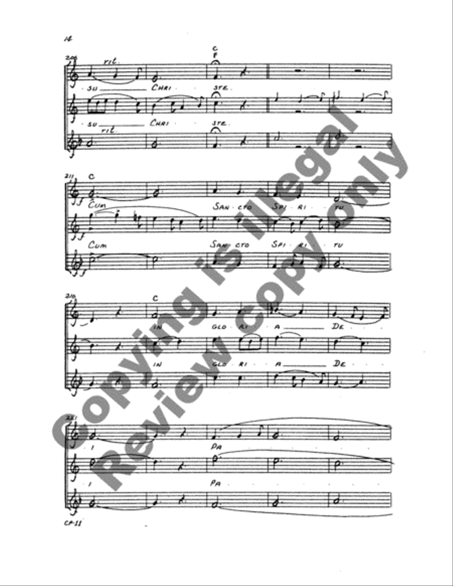 Mass of Tournai Mass of Tournai 3-Part scores gallery preview page 14