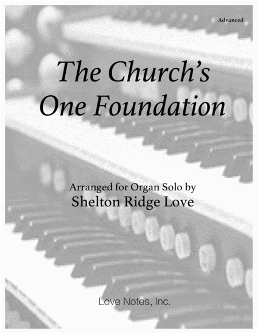 The Church's One Foundation Organ Solo scores gallery preview page 1