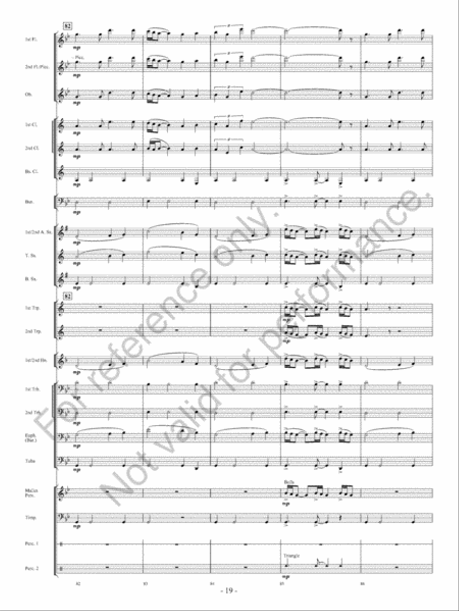 Of Heroes And Demons Concert Band scores gallery preview page 20