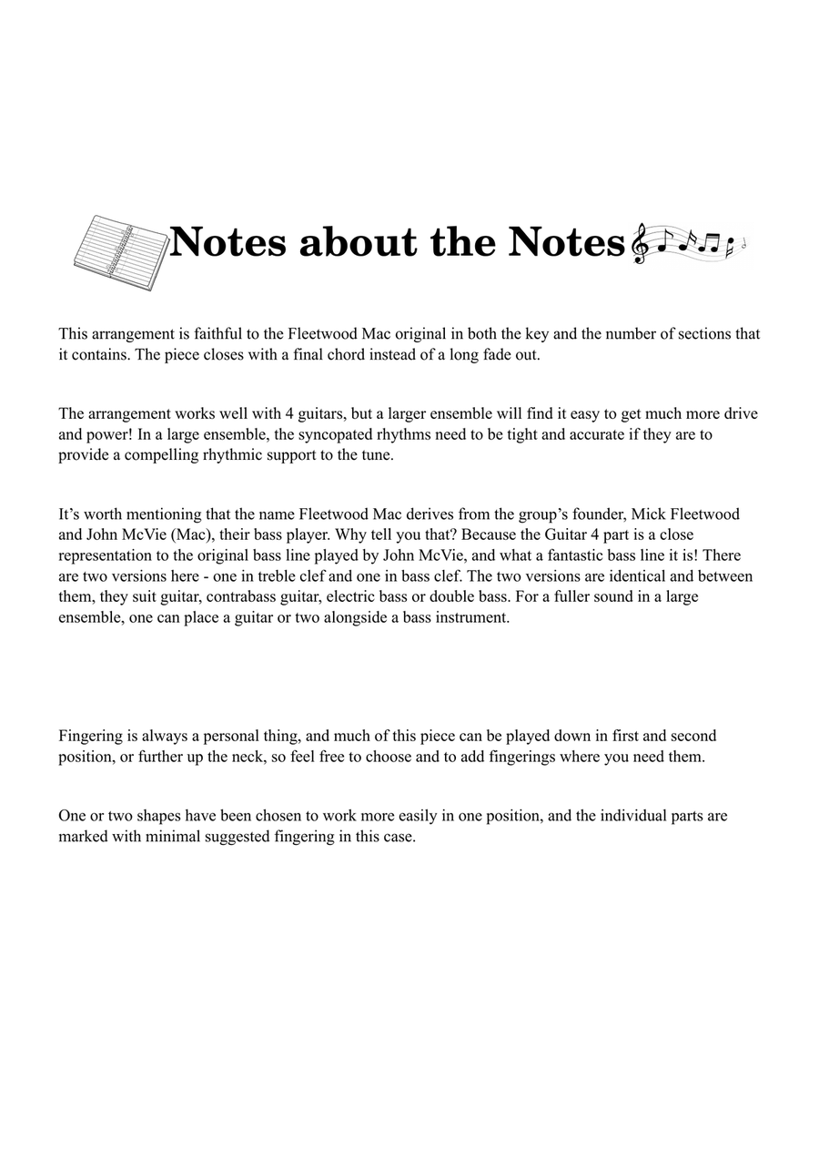 Say You Love Me Guitar Ensemble scores gallery preview page 3