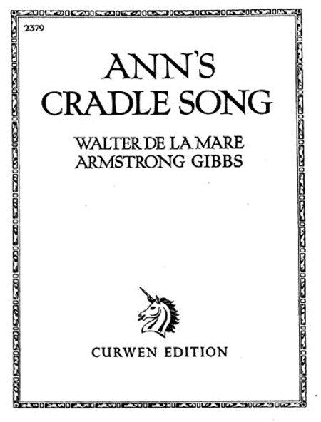 Anns Cradle Song