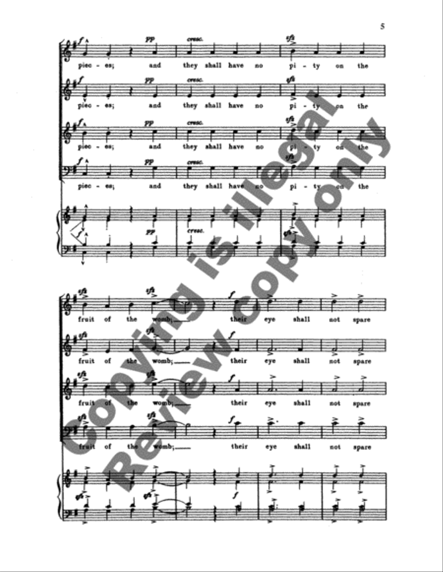 The Noise of the Multitude 4-Part scores gallery preview page 5