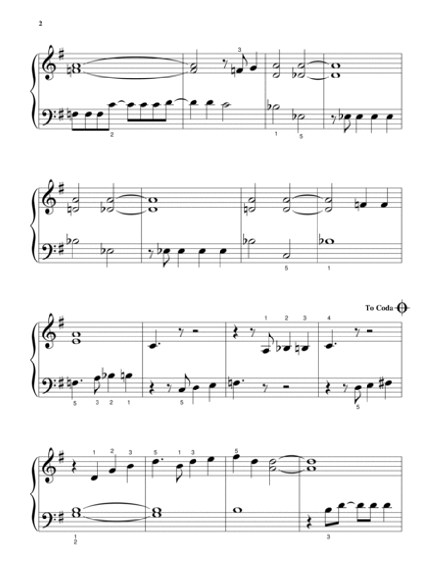 Red Baron Piano Solo scores gallery preview page 2