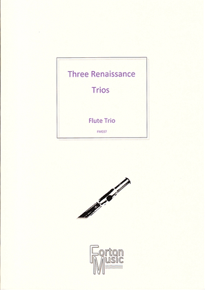 Book cover for Three Renaissance Trios