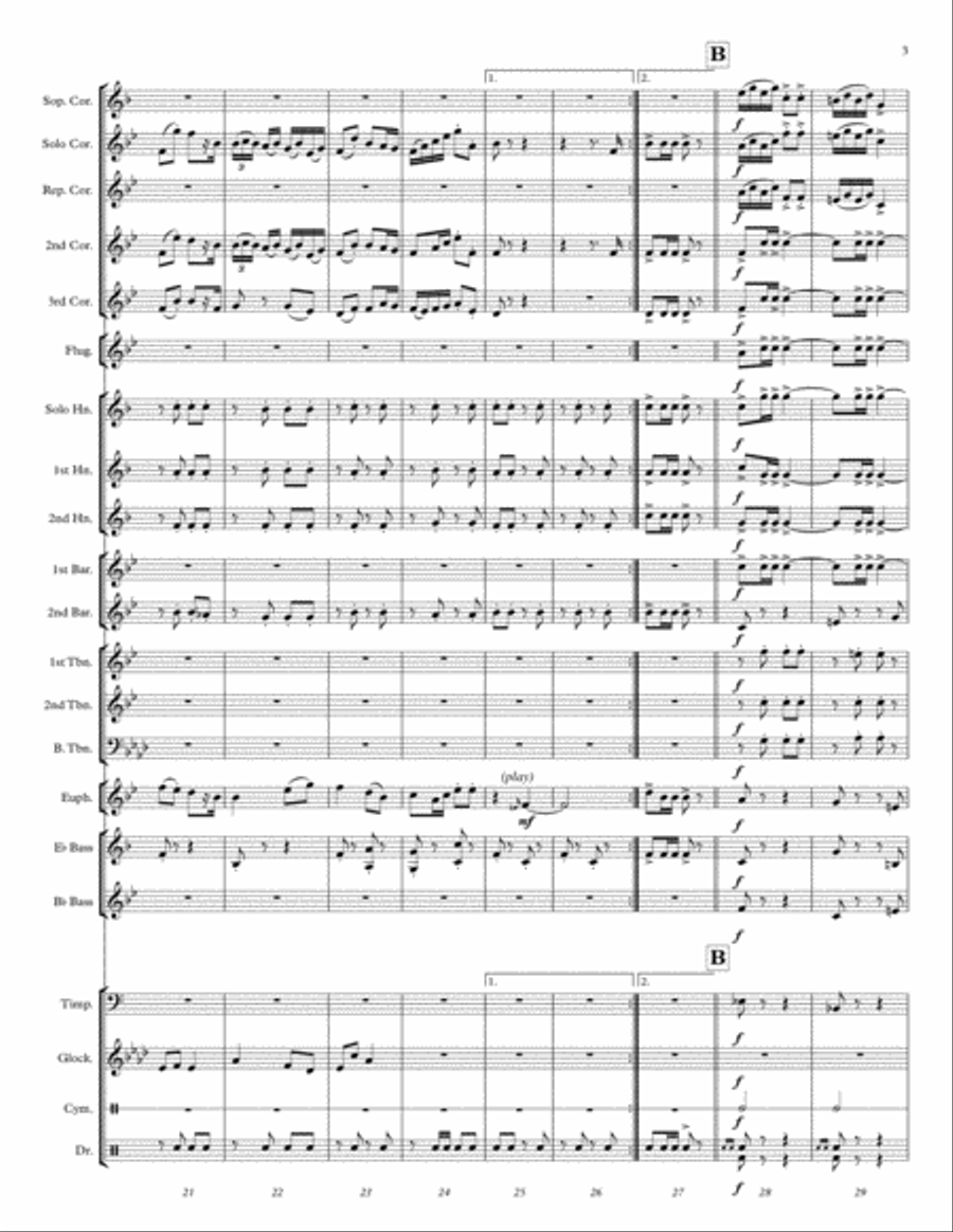 Karussellbrise Karussellbrise Brass Band scores gallery preview page 4