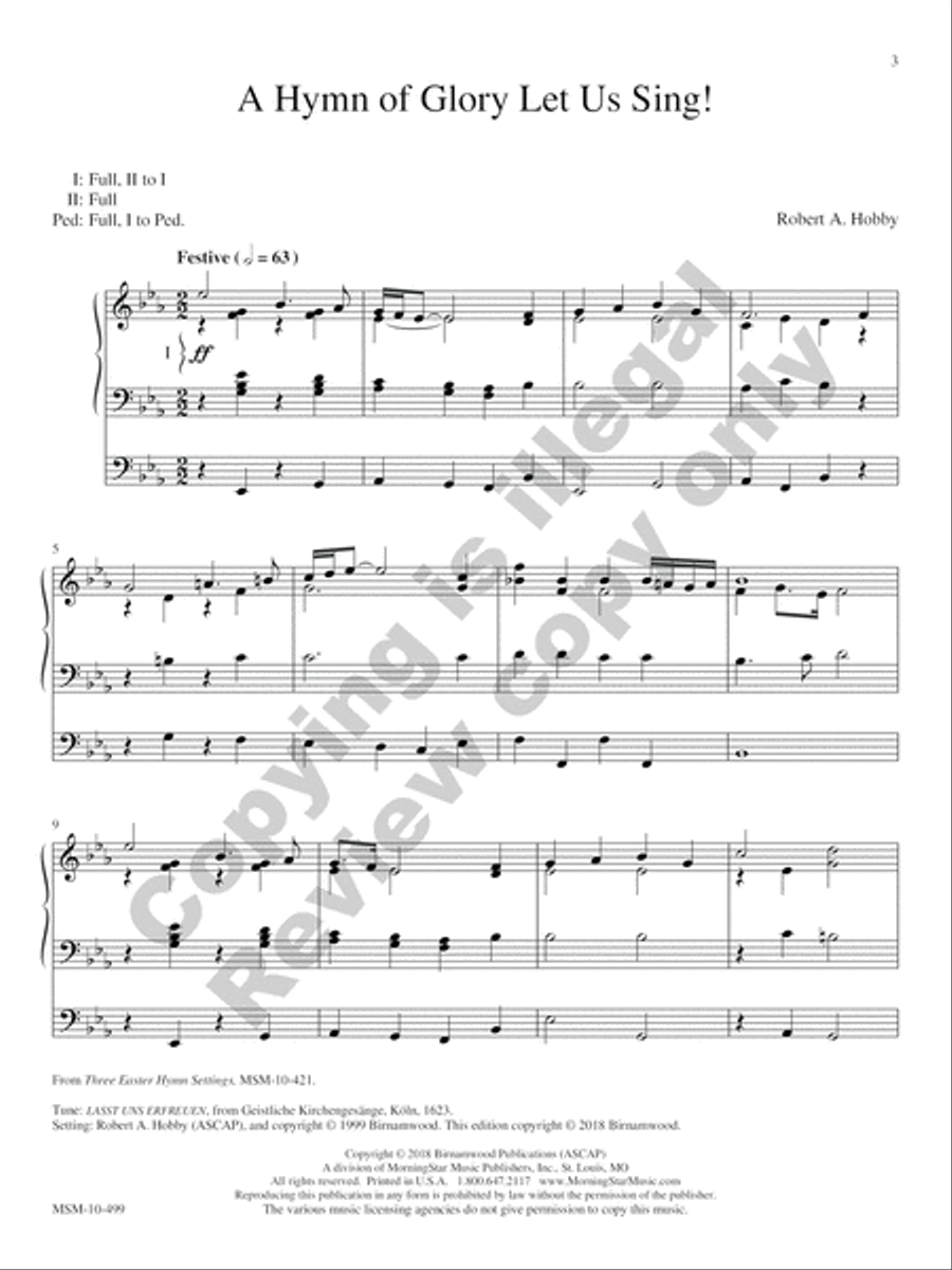 Three in One Three in One Organ scores gallery preview page 4
