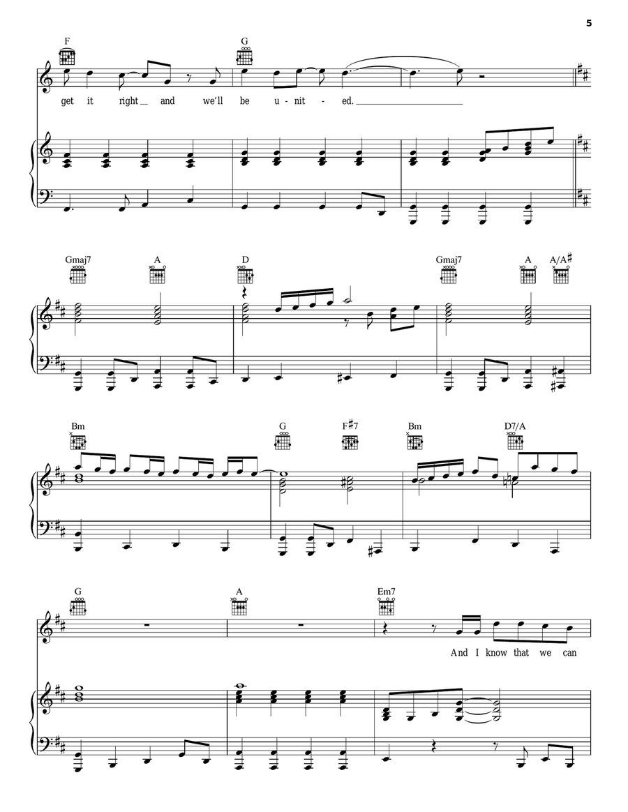 Haven't Met You Yet Haven't Met You Yet Piano, Vocal scores gallery preview page 5