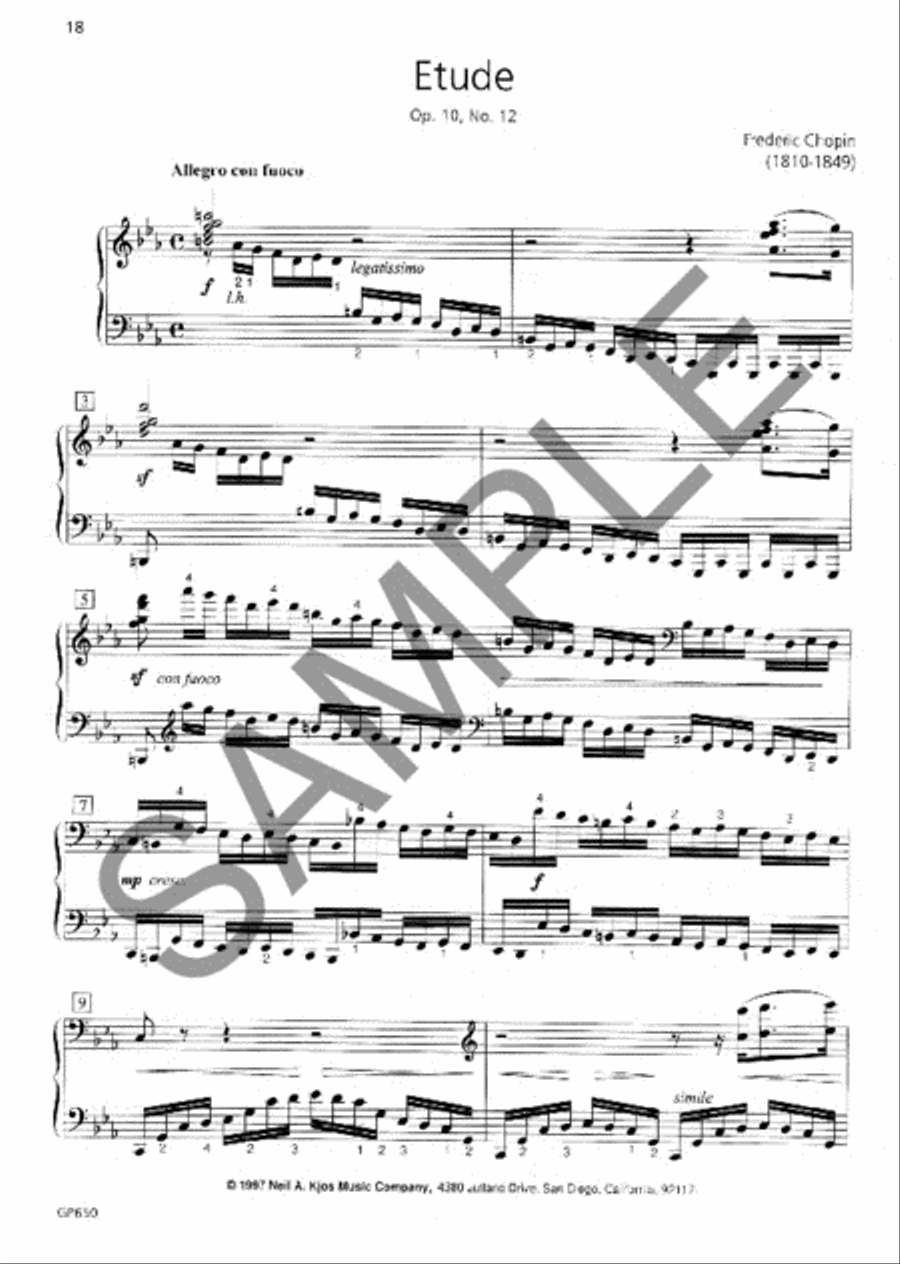 Piano Etudes Level 10 Piano Method scores gallery preview page 2