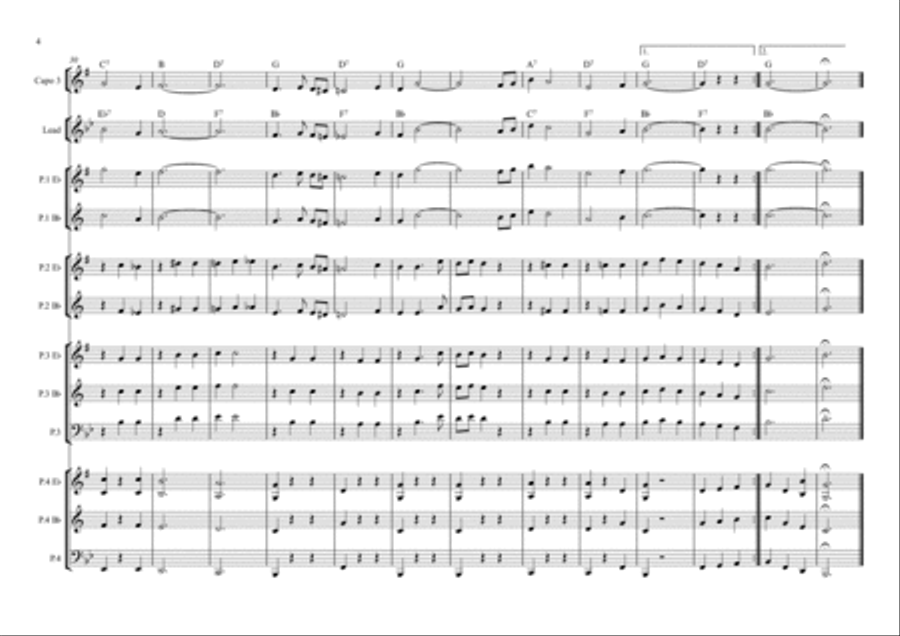 I'm Forever Blowing Bubbles Small Ensemble scores gallery preview page 4