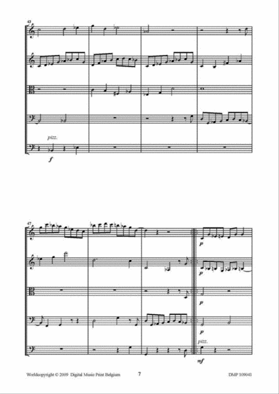 Suite St-Polycarpi Set of Parts scores gallery preview page 6