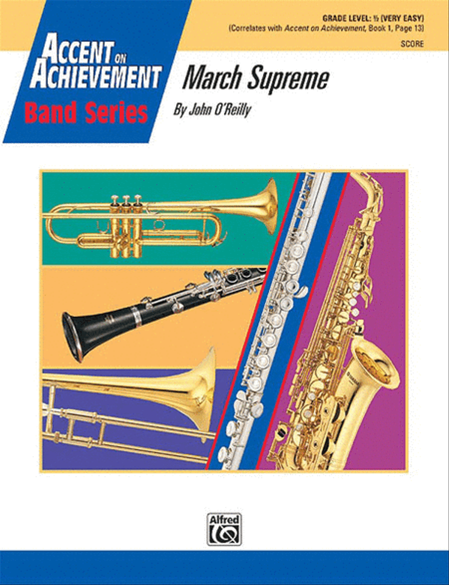 March Supreme Concert Band scores gallery preview page 1