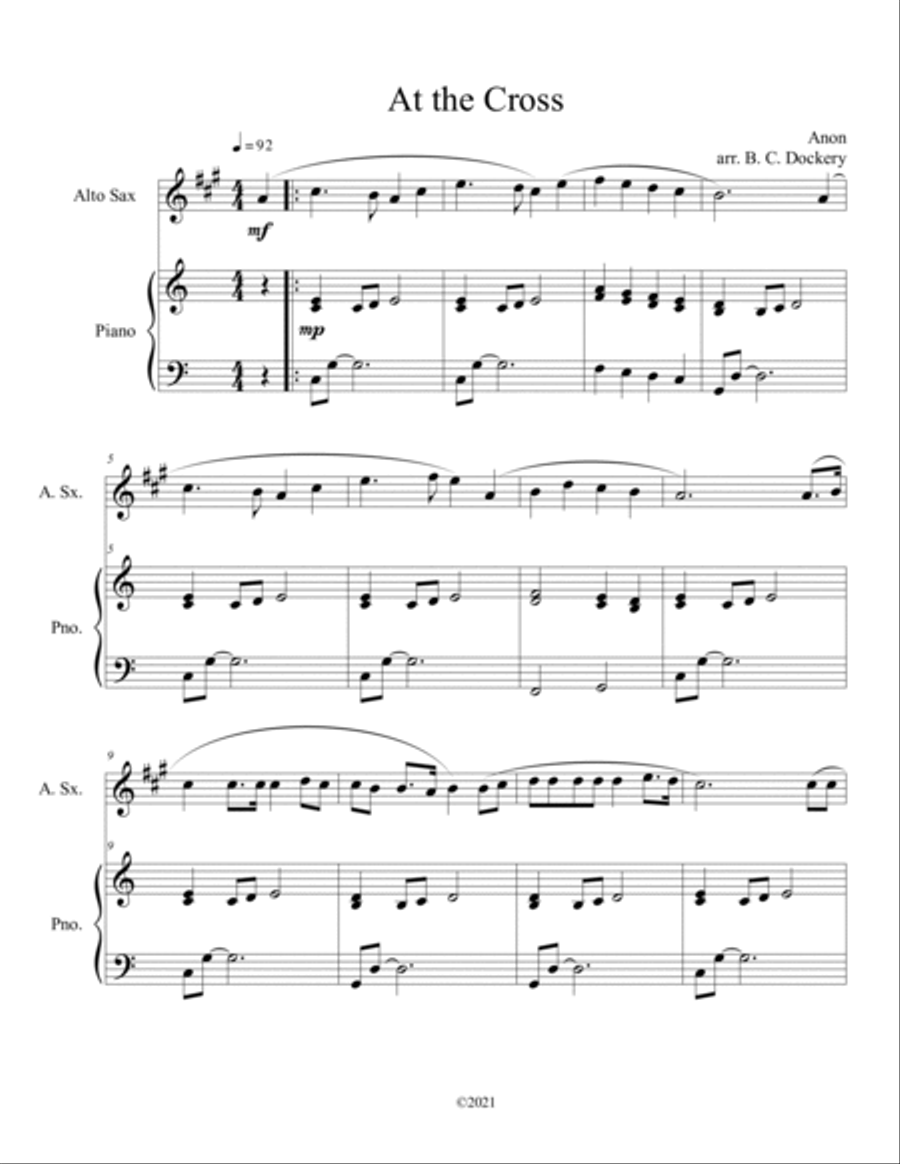 10 Easter Solos for Alto Sax and Piano - Volume 1 Alto Saxophone scores gallery preview page 5
