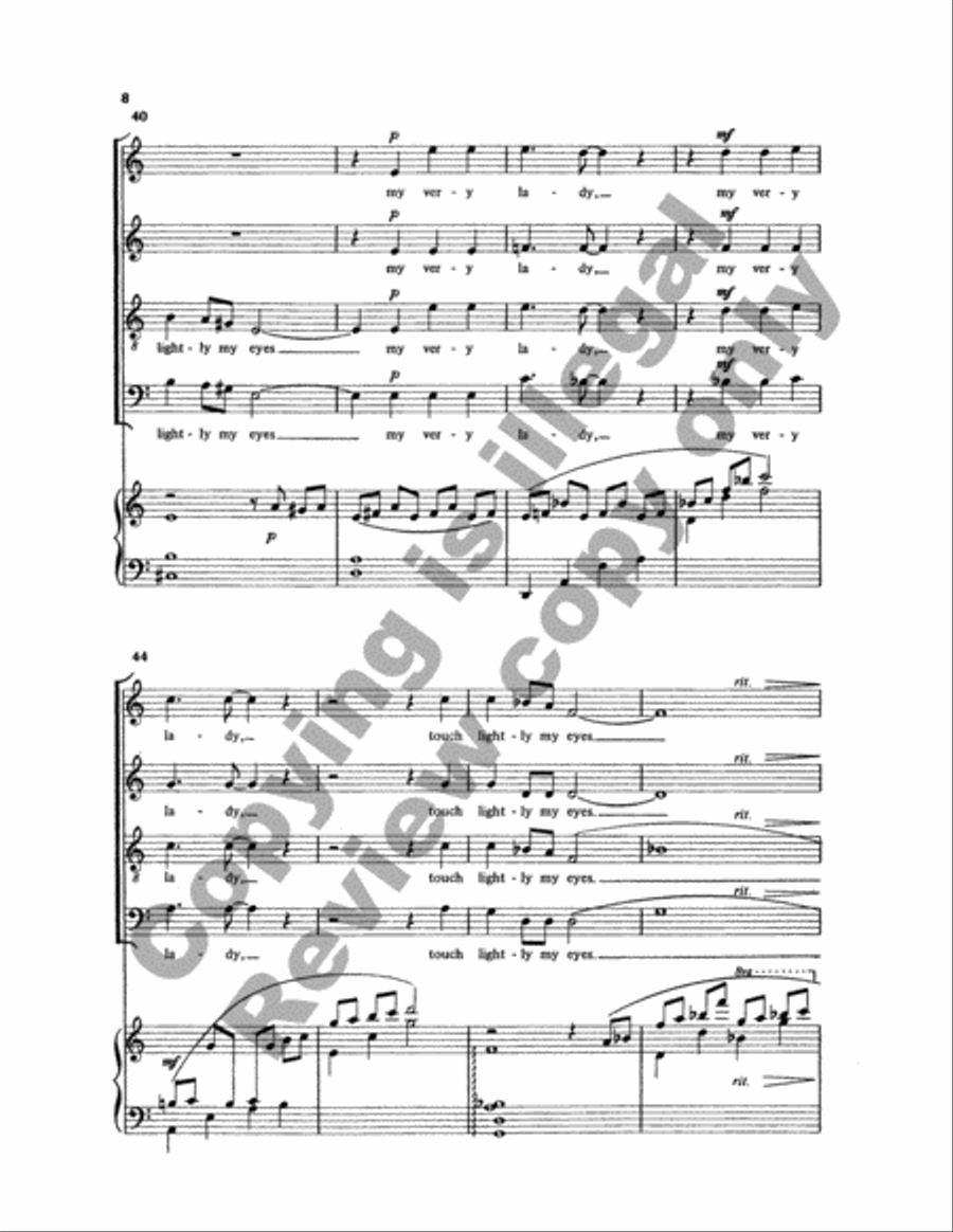 White Horses White Horses 4-Part scores gallery preview page 8