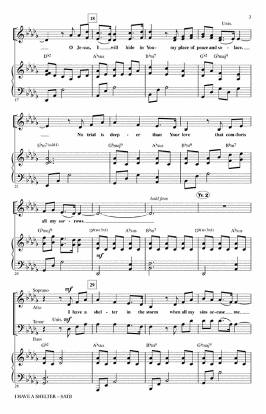I Have a Shelter 4-Part scores gallery preview page 3