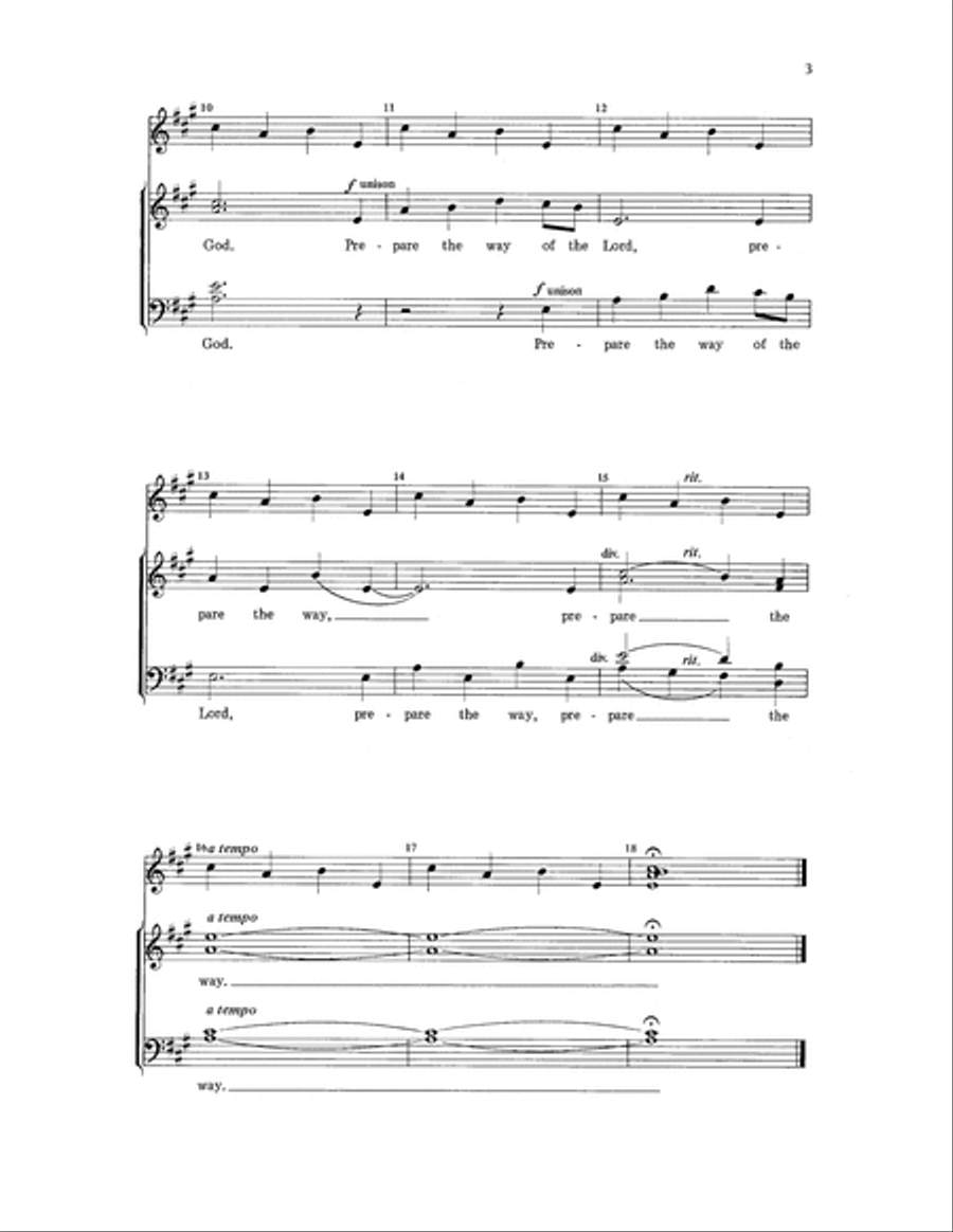 Service Music with Bells 4-Part scores gallery preview page 5