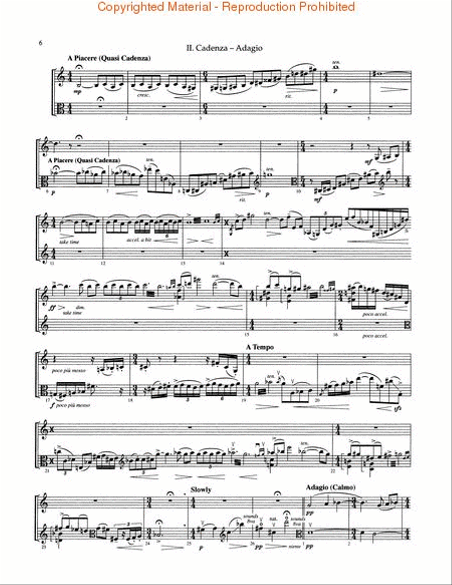 Duo Concertante Viola scores gallery preview page 3