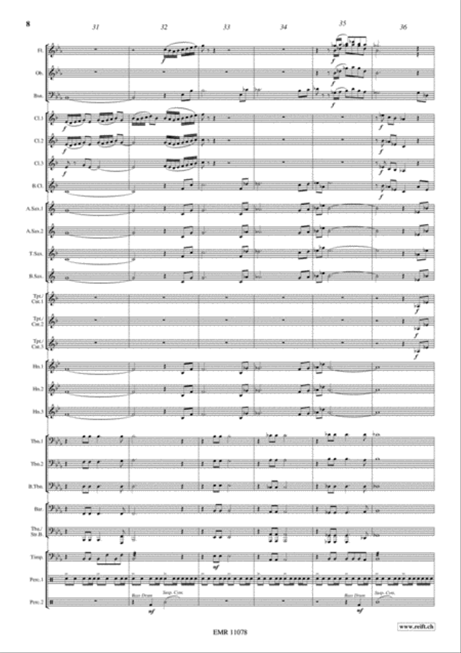 Prelude For An Eternal Friendship Concert Band scores gallery preview page 9