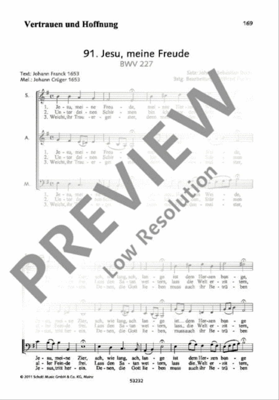 Jesu, meine Freude A Cappella scores gallery preview page 2