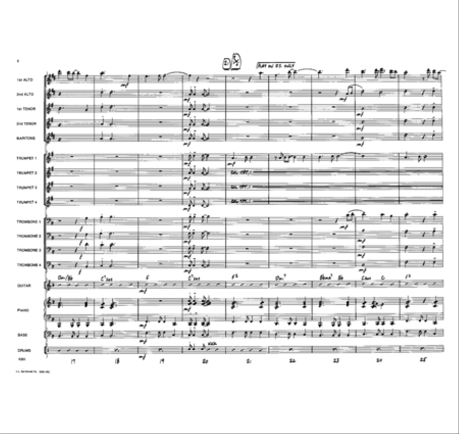 Missed You Jazz Ensemble scores gallery preview page 4