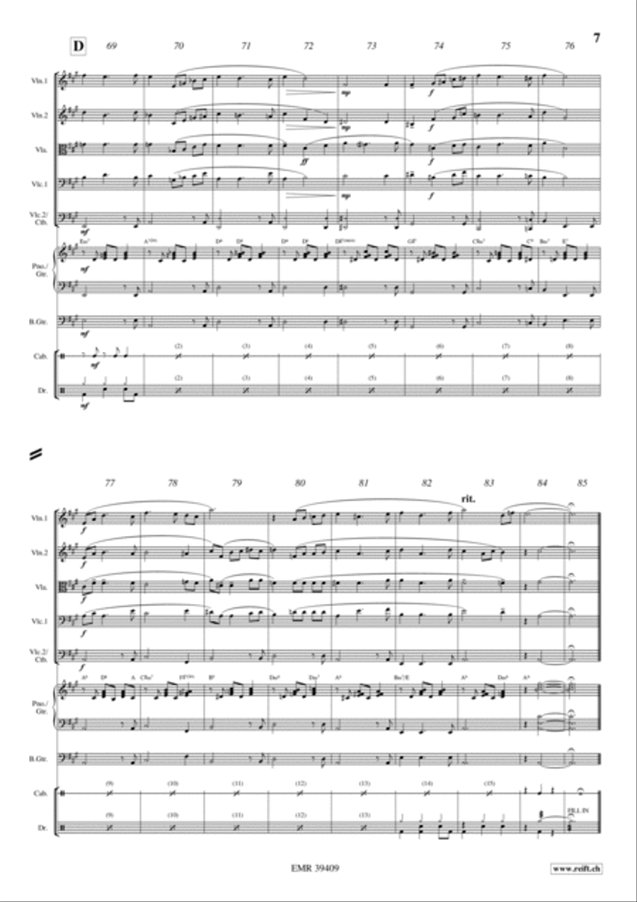 Snow-White Waltz Bass Guitar scores gallery preview page 6
