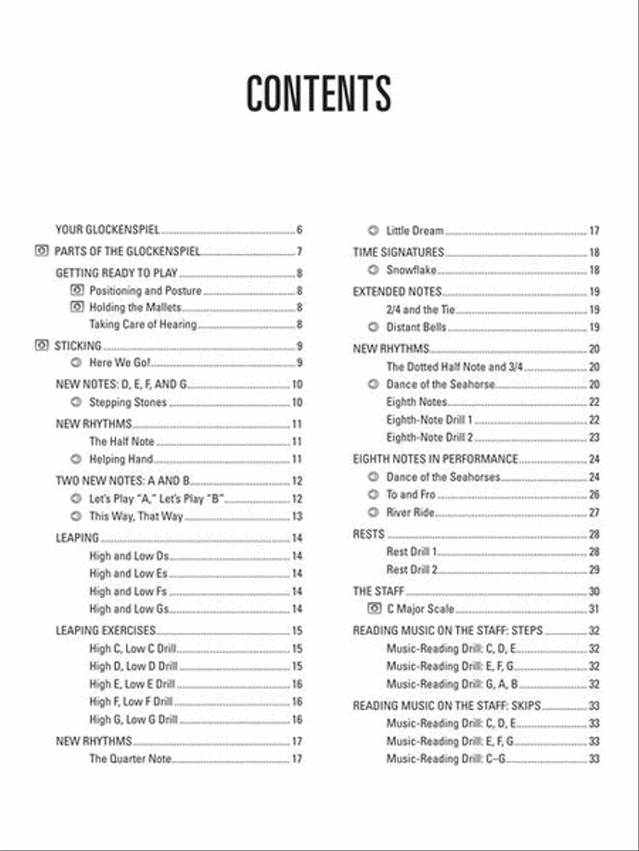 Hal Leonard Glockenspiel Method Glockenspiel scores gallery preview page 6