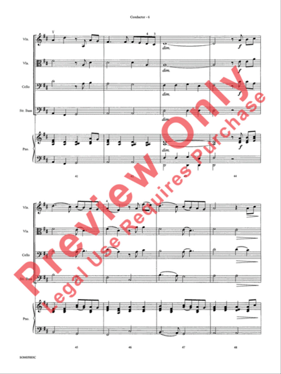 You Raise Me Up You Raise Me Up String Orchestra scores gallery preview page 9