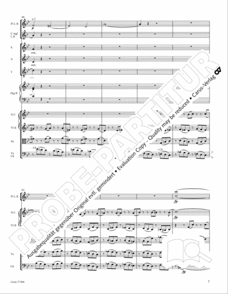Messe a quatre voix 4-Part scores gallery preview page 18