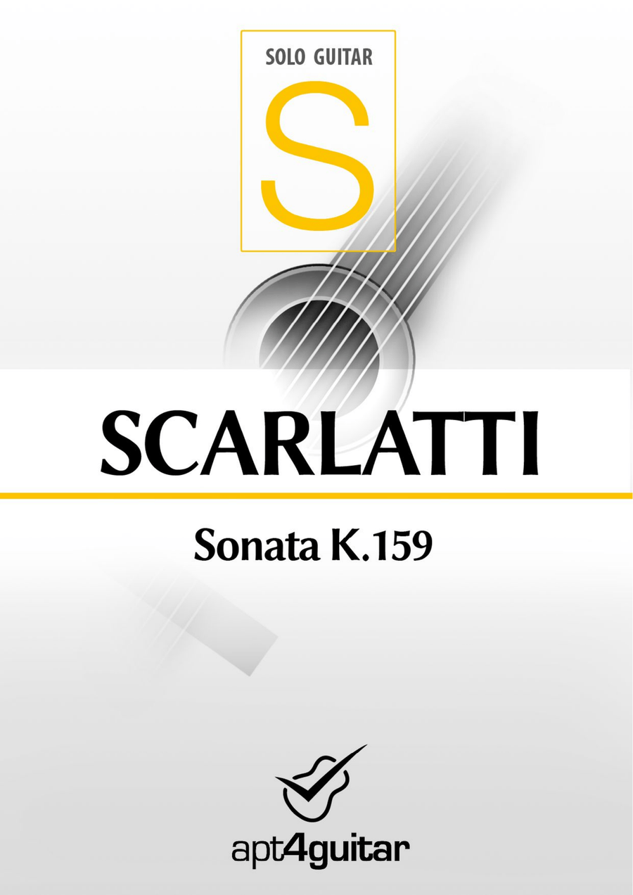 Sonata K.159 Sonata K.159 Classical Guitar scores gallery preview page 1