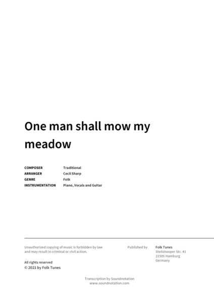 One man shall mow my meadow image number null
