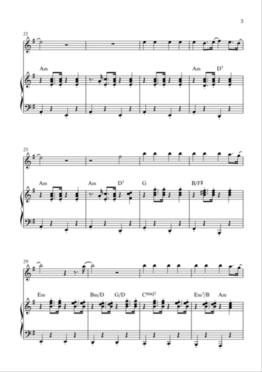 Farewell To Cheyenne Violin Solo scores gallery preview page 3