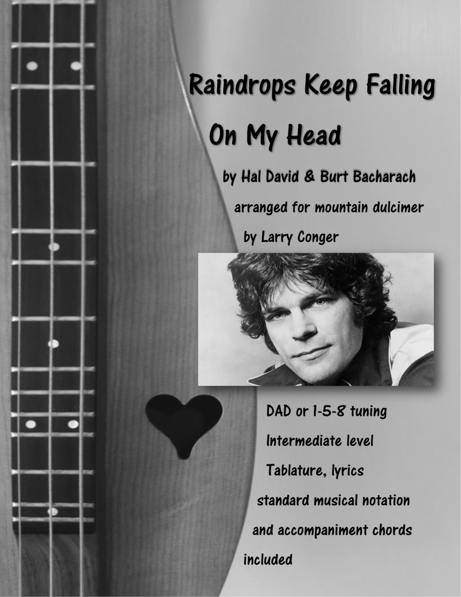 Raindrops Keep Fallin' On My Head Dulcimer scores gallery preview page 1