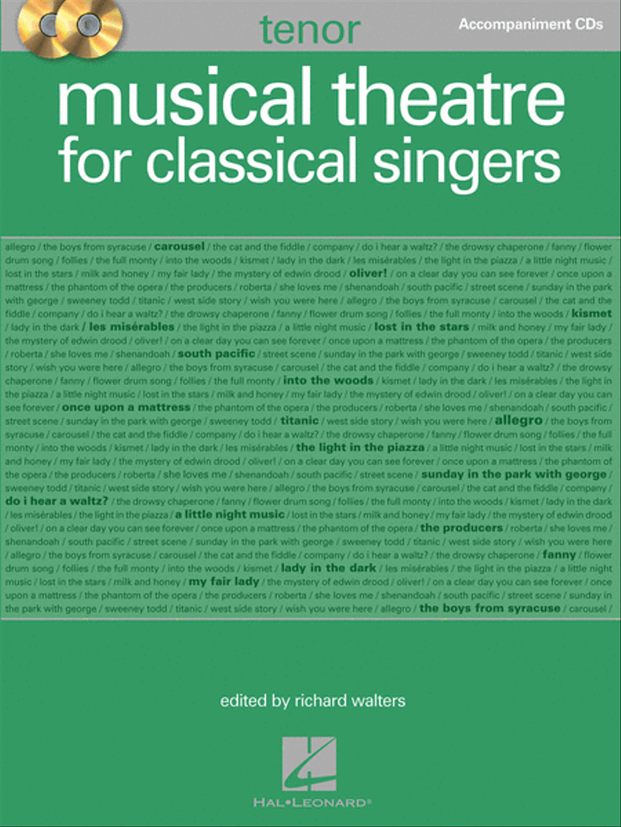 Book cover for Musical Theatre for Classical Singers