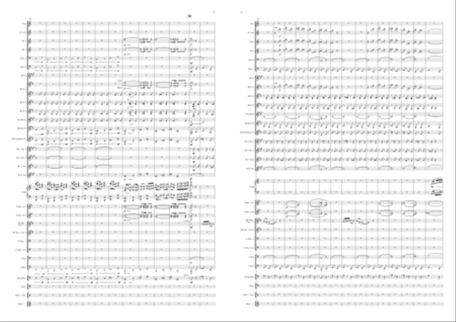 Concerto In C For Piano And Symphonic Wind Orch. Concert Band scores gallery preview page 13