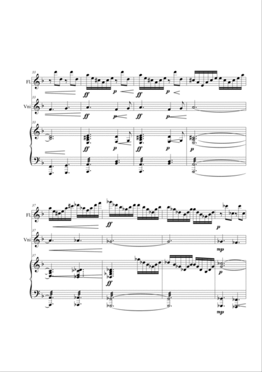 The Morning Mood Trio The Morning Mood Trio Flute scores gallery preview page 5