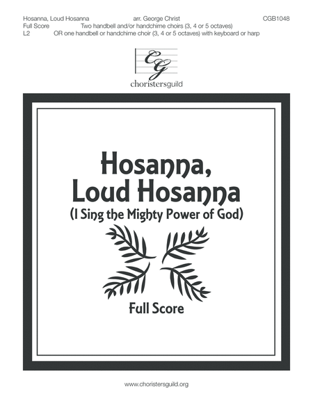 Hosanna, Loud Hosanna - Full Score image number null