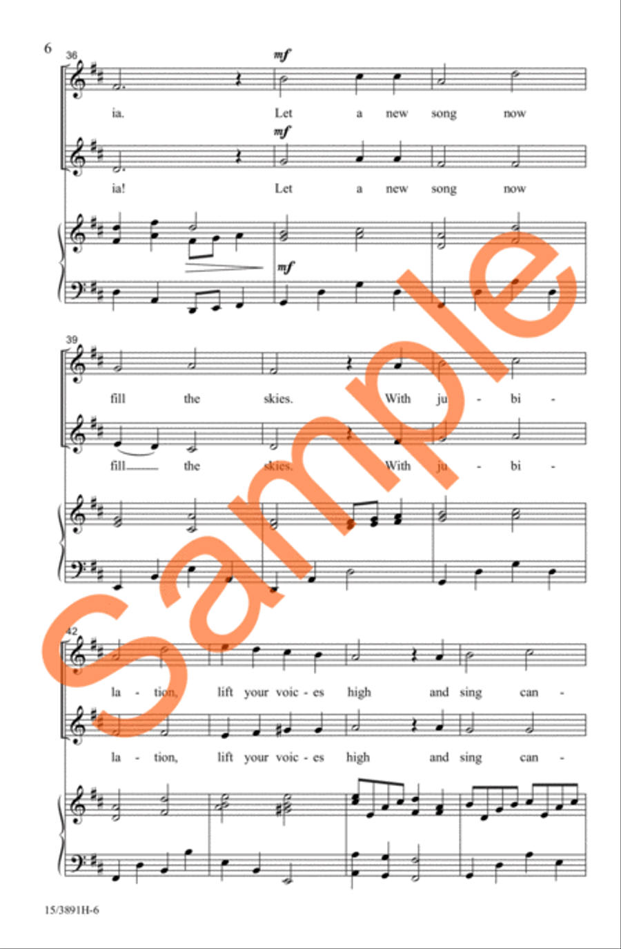 Cantate! 2-Part scores gallery preview page 5