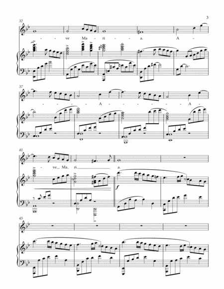 Ave Maria (Caccini) G minor for Soprano & Piano image number null