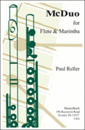 Book cover for McDuo: for Flute & Marimba