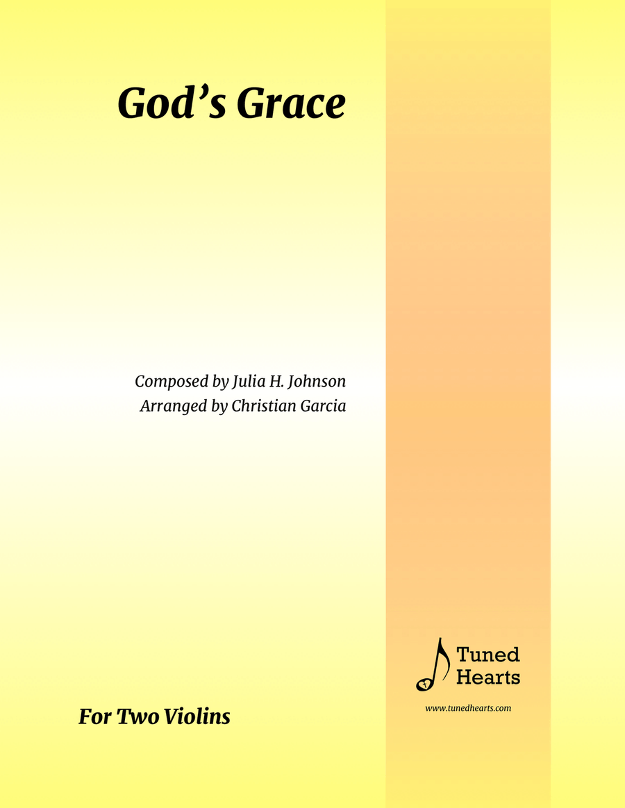 God's Grace (Grace, Greater Than Our Sin / Amazing Grace) String Duet scores gallery preview page 1