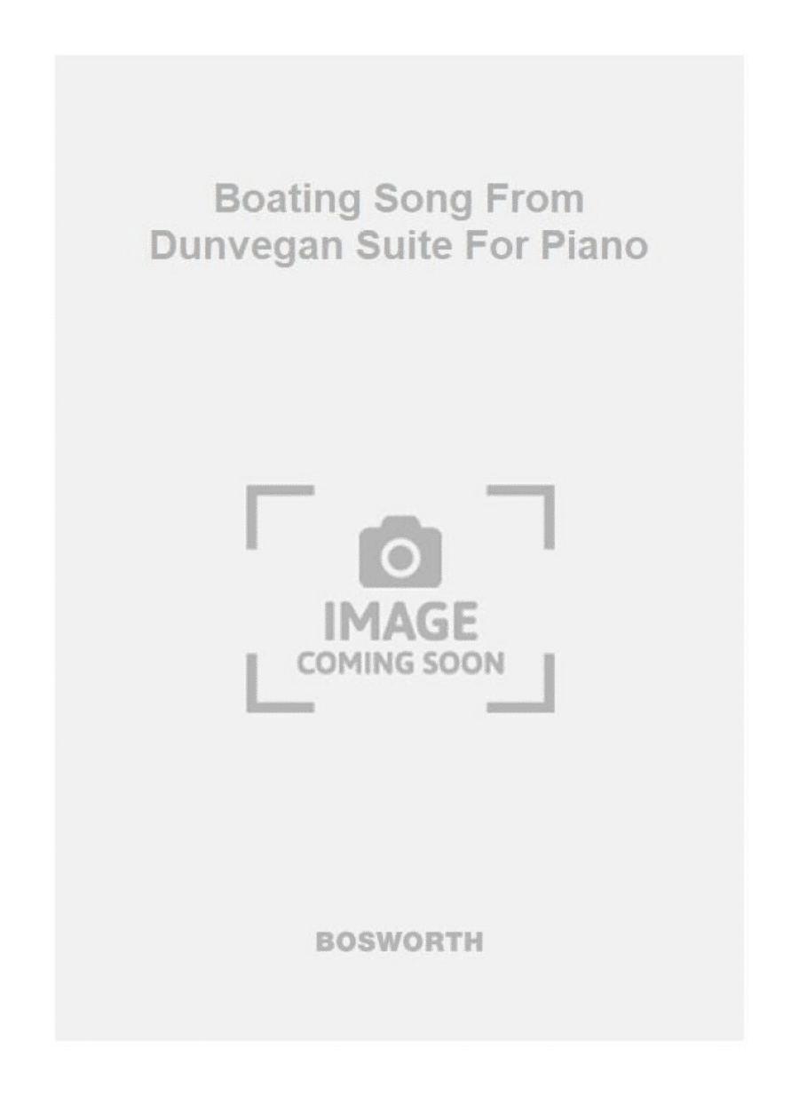 Boating Song From Dunvegan Suite For Piano
