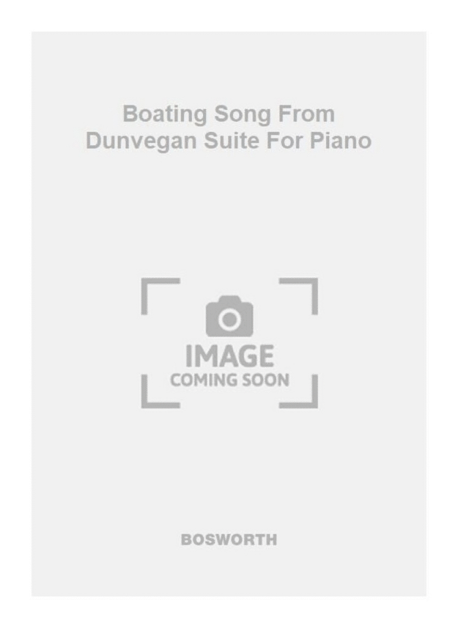 Boating Song From Dunvegan Suite For Piano Piano Solo scores gallery preview page 1