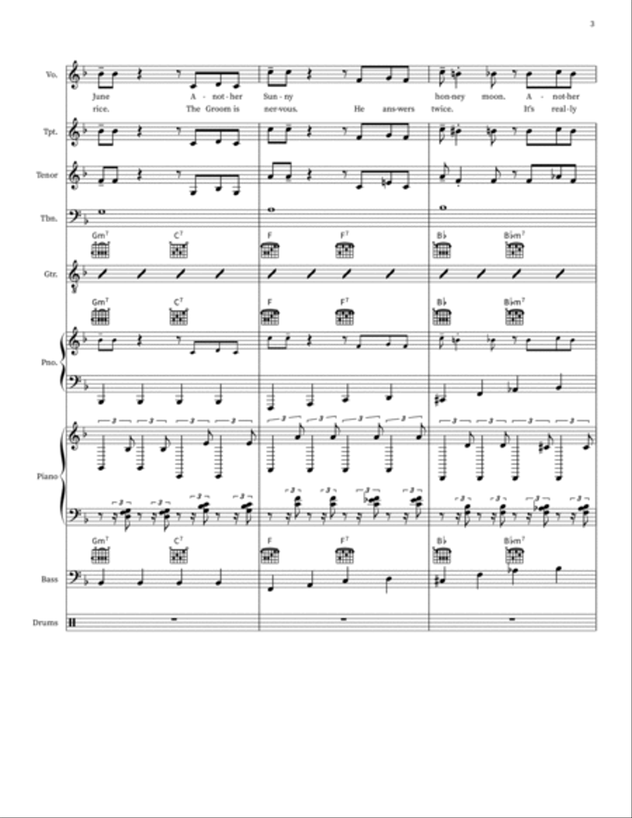 Makin' Whoopee! Makin' Whoopee! Jazz Ensemble scores gallery preview page 3