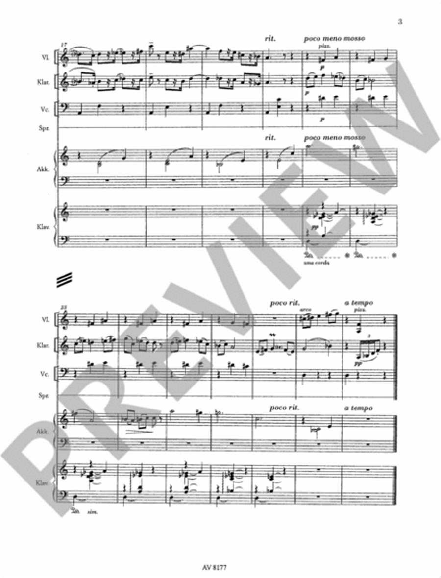 Musikalische Mondmonogramme Clarinet scores gallery preview page 4