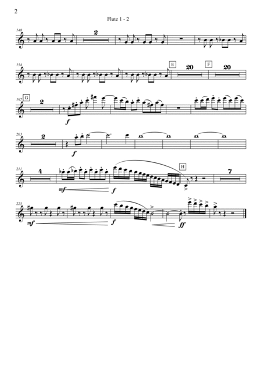 Prelude and Tango - parts Small Ensemble scores gallery preview page 2