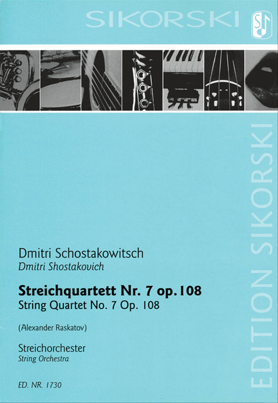 String Quartet No. 7, Op. 108 String Quartet scores gallery preview page 1