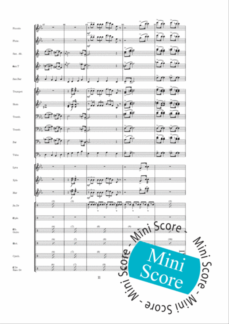 Rosevalley Blues Percussion scores gallery preview page 15