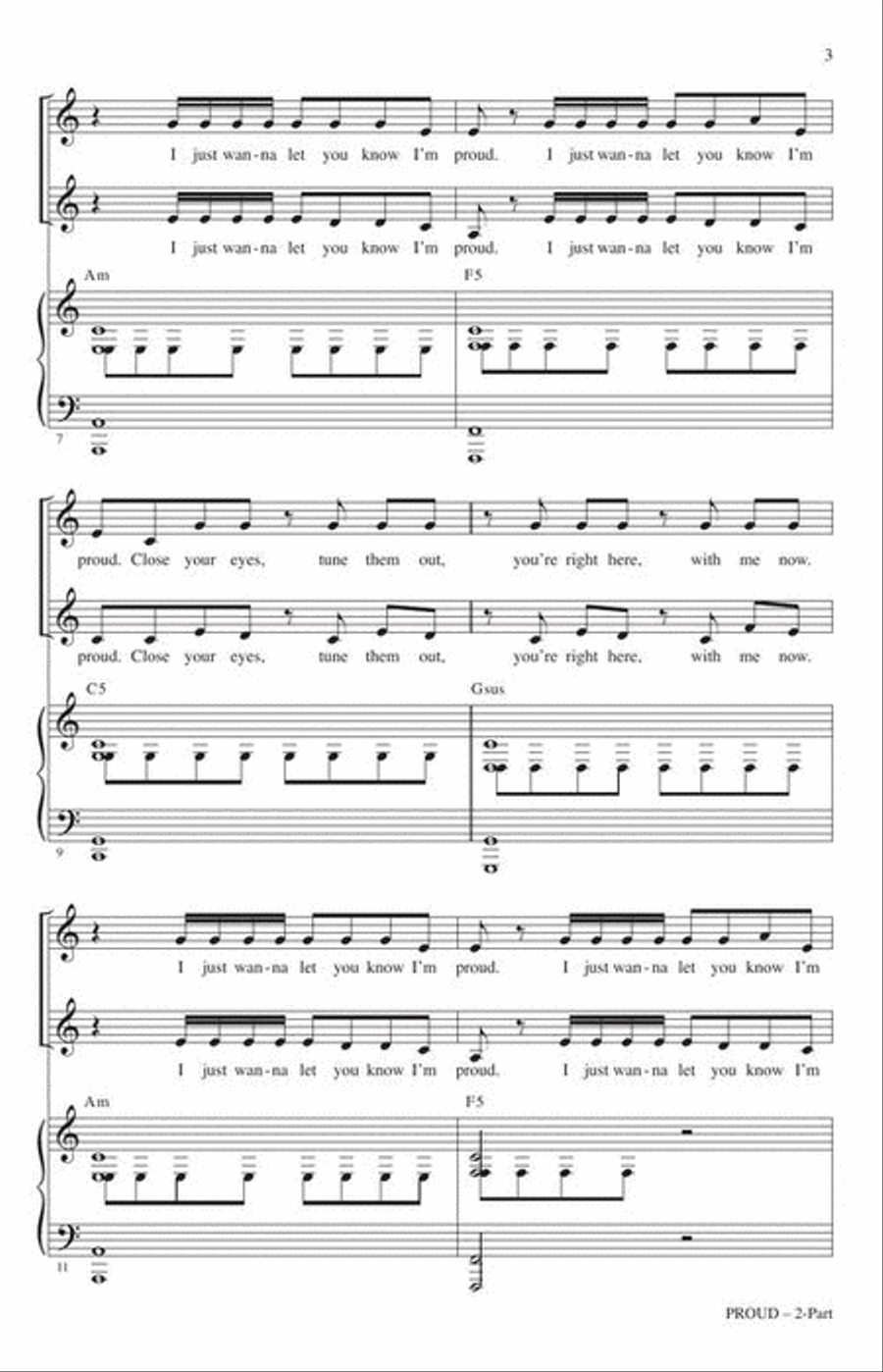Proud Proud 2-Part scores gallery preview page 4