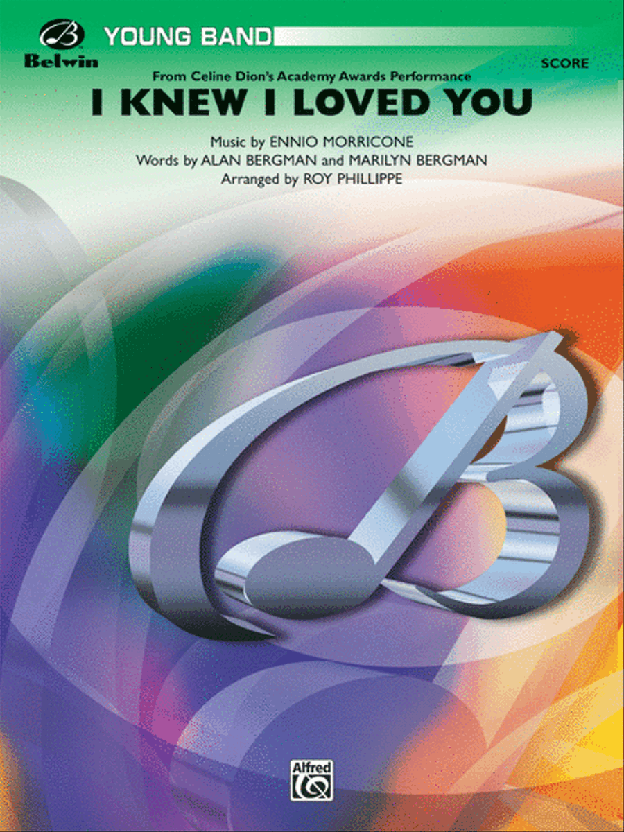 I Knew I Loved You Concert Band scores gallery preview page 1