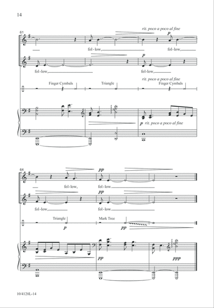 Follow the Christmas Star 2-Part scores gallery preview page 15