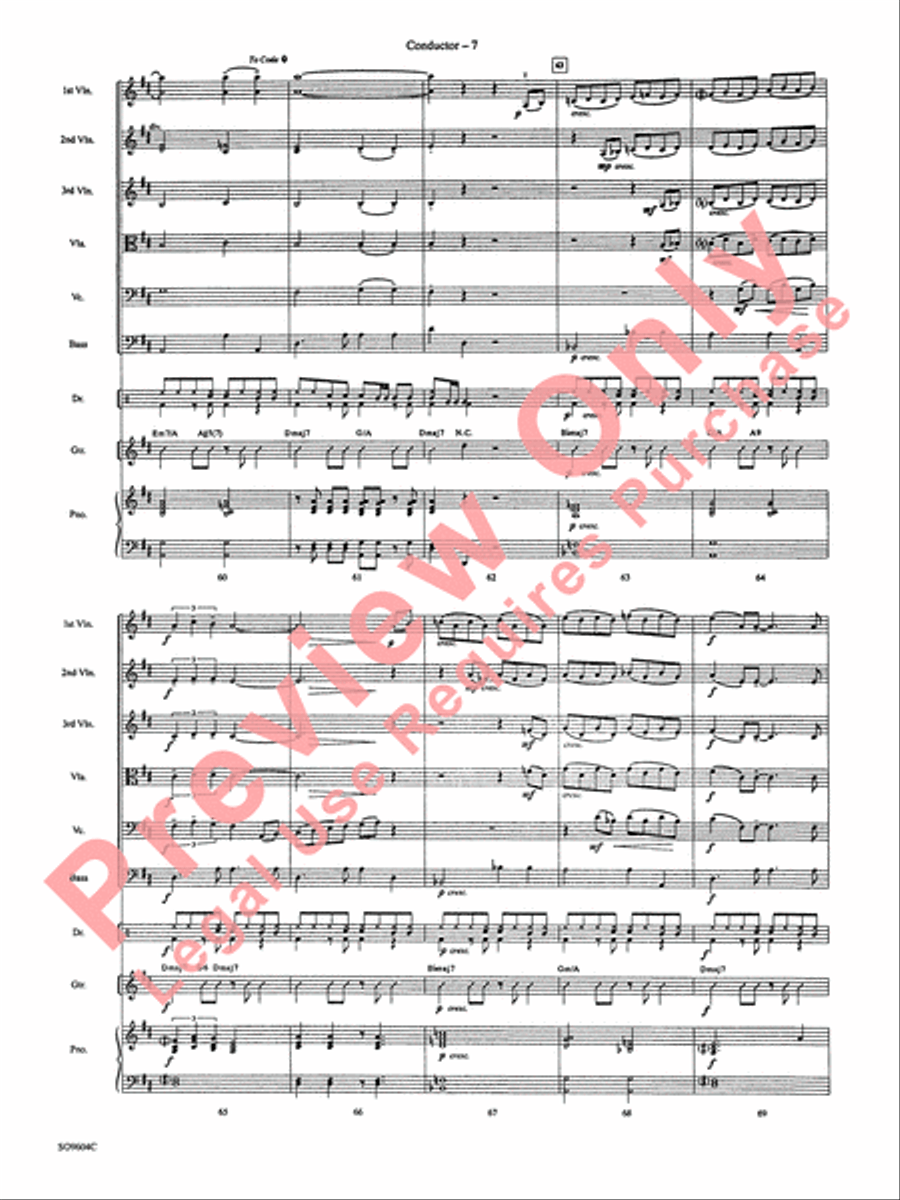 Night and Day String Orchestra scores gallery preview page 10